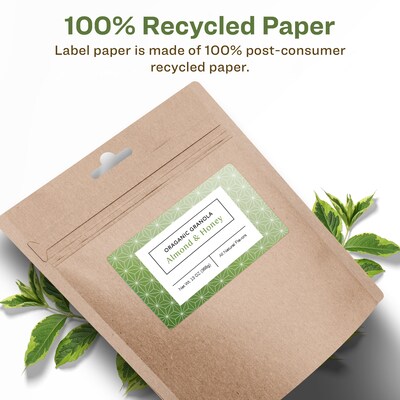 Avery EcoFriendly Laser/Inkjet Rectangle Multipurpose Labels, 4-3/4 x 3-3/4, White, 40/Pack (94254