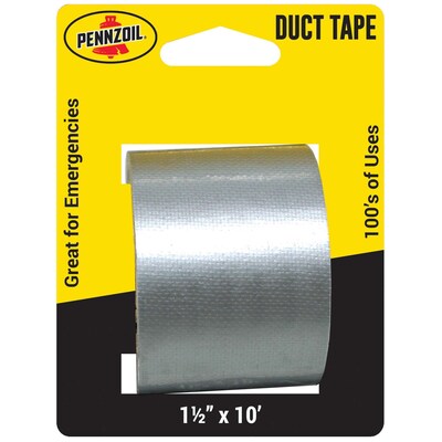 Pennzoil Duct Tape, 1.5 x 10, Silver, 12 Rolls/Pack, 3 Packs/Carton (14708)