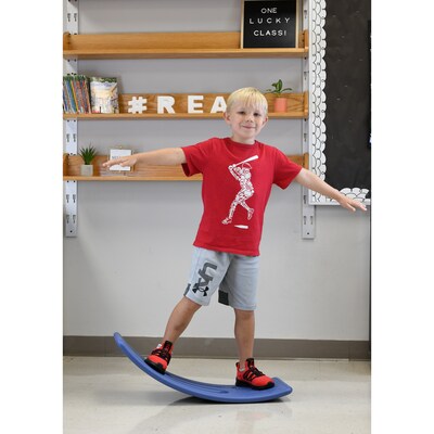 Bouncy Bands Seesaw Sensory Integration Balance Board, Blue (BBABCSAW)