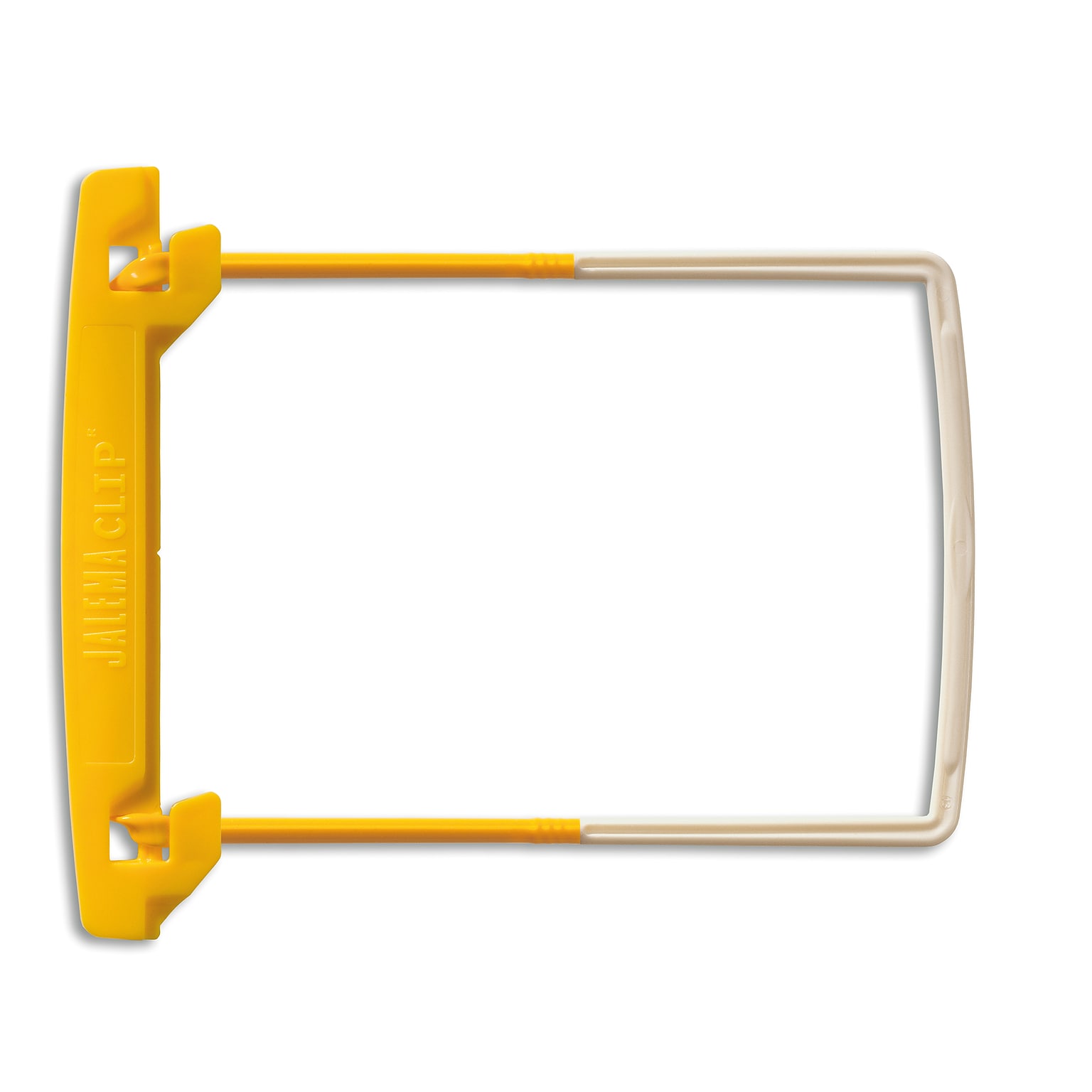 Medical Arts Press Jalema Clip 2.75W Folder Fastener, Yellow, 100/Box (31060)