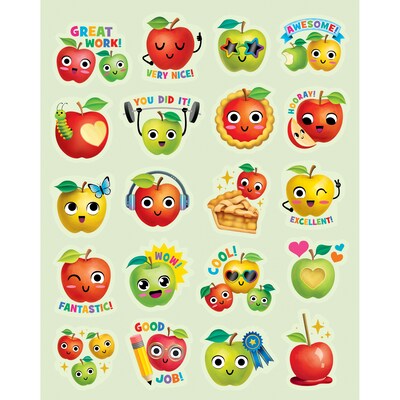 Teacher Created Resources Apple Smelly Stickers, Multicolored, 120/Pack, 6/Packs/Bundle (TCR9449-6)