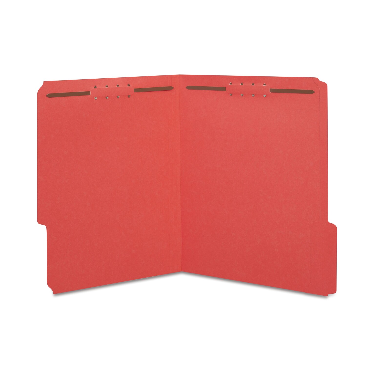 Staples® Reinforced Classification Folder, 2 Expansion, Letter Size, Red, 50/Box (ST18345-CC)