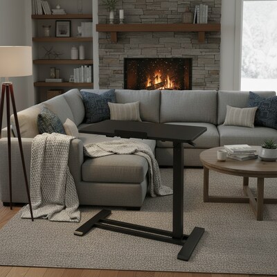 FlexiSpot H7 Pro Adjustable Side Table, 27.6" x 15.8", Black (H7B-PRO-2816)