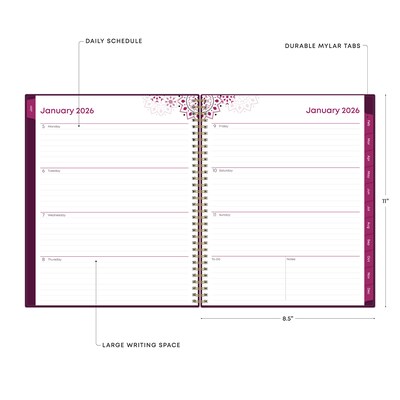 2026 Blue Sky Gili 8.5" x 11" Weekly & Monthly Personal Planner (117889-26)