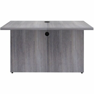 Lorell Essentials 23.62D x 41.37W Rectangular Bridge, Weathered Charcoal (LLR69529)