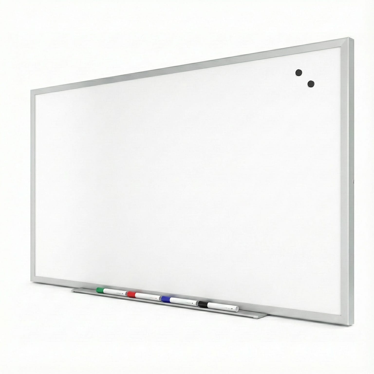 TRU RED™ Magnetic Steel Dry Erase Board, Satin Frame, 8 x 4 (TR61178)