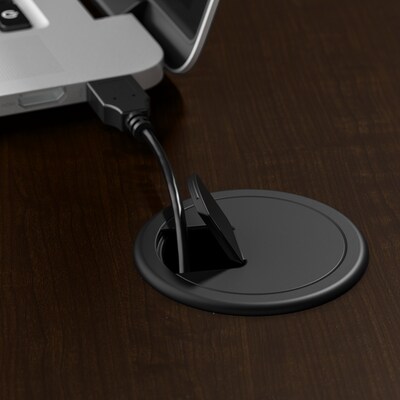 Bush Business Furniture Move 60 Series 72"W L Shaped Adjustable Standing Desk, Mocha Cherry (M6SL7278MRWK)