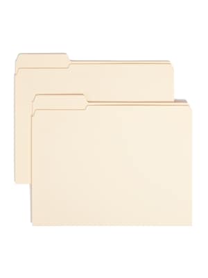 Smead File Folders, Reinforced 1/3-Cut Tab, Letter Size, Manila, 100/Box (10335)