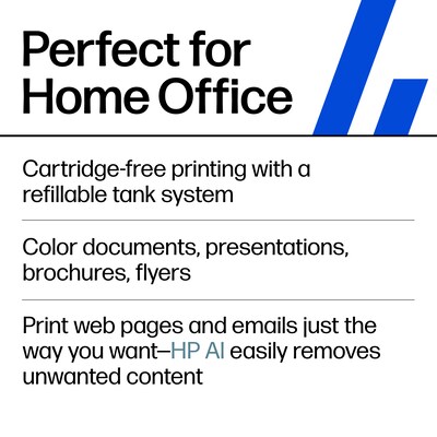 HP Smart Tank 7301 Wireless Color Inkjet Printer, All-In-One Supertank, Print, Scan, Copy (28B70A#B1H)