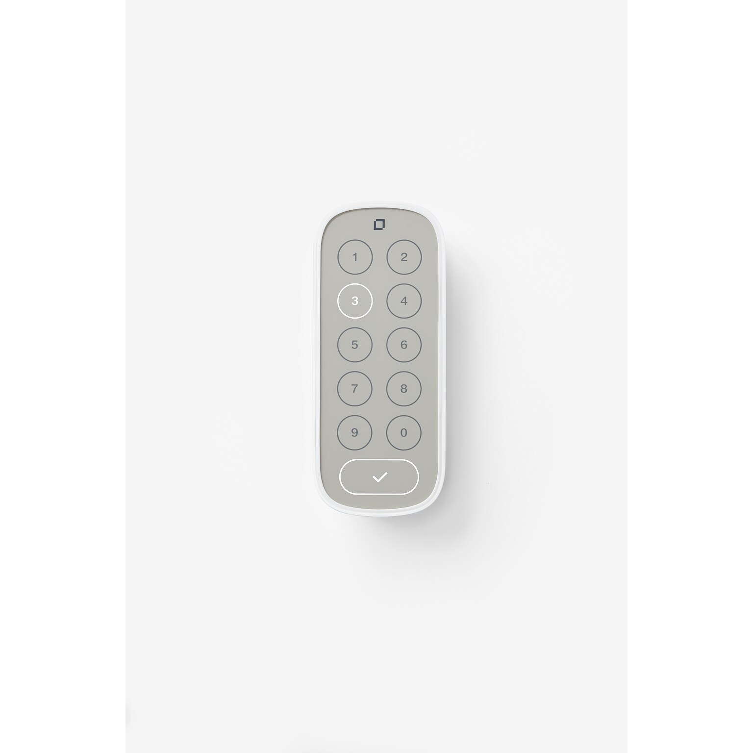 Level Backlit Bluetooth Smart Keypad for Locks with Sharable Key Codes, White (C-K11U)