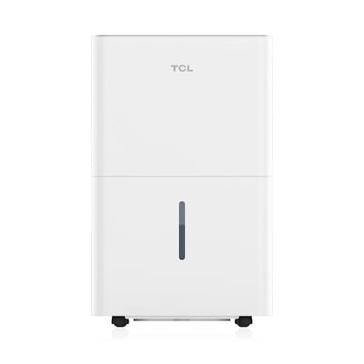 TCL 25-Pint Portable Dehumidifier, WiFi Enabled, 3-Speed, Covers up to 2000 sq. ft., White (T25DC9R)