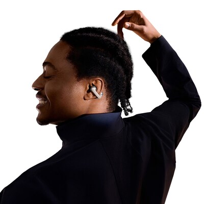 Shokz OpenDots ONE TWS Wireless Open-Ear Clip-on Earbuds & Charging Case, Bluetooth, Gray (E310-ST-GY-US)