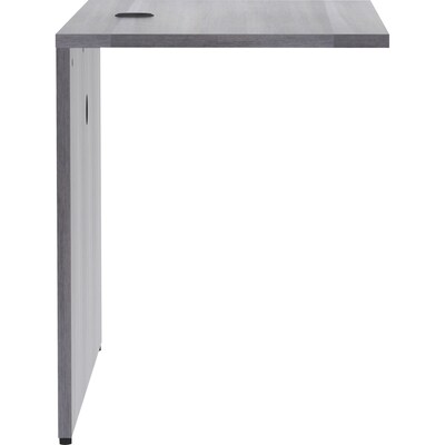Lorell Essentials 30"H x 71"W Desk Bridge, Charcoal (LLR69556)