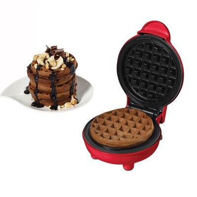 Starfrit 4" Electric Mini Waffle Maker, Red (024725-006-0000)