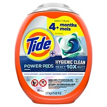Tide Hygienic Clean Power PODS Laundry Detergent Pacs, Original, 45 Capsules (59080/09163)