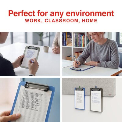 Staples Lightweight Clipboard – Durable Plastic Clipboard