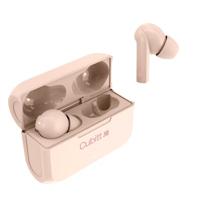 Cubitt Gen 2 Wireless Active Noise Canceling Earbuds, Bluetooth, Pink (CTEG2-5)