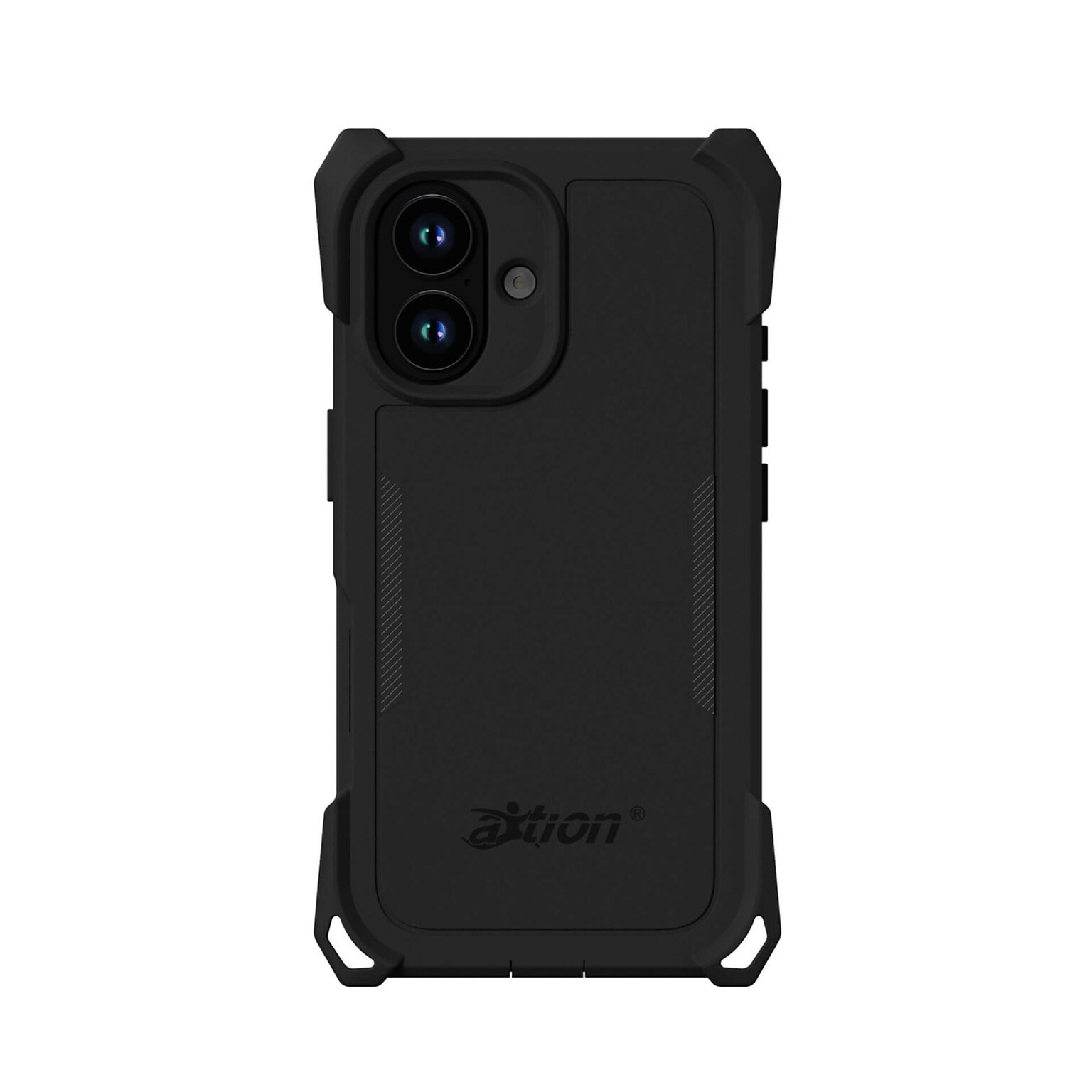 The Joy Factory aXtion Edge Rugged Case for iPhone 17, Shock Absorbing, Black (CPA330S)