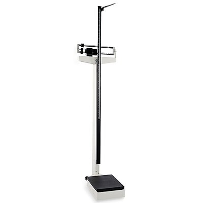 Viva Comfort ME904 Mechanical Physician Weight & Height Scale, White, 440 lbs. Capacity (ADIME904-02-MK)