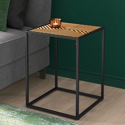 Elle Decor Julian Side Table, Black (FUST20069A)