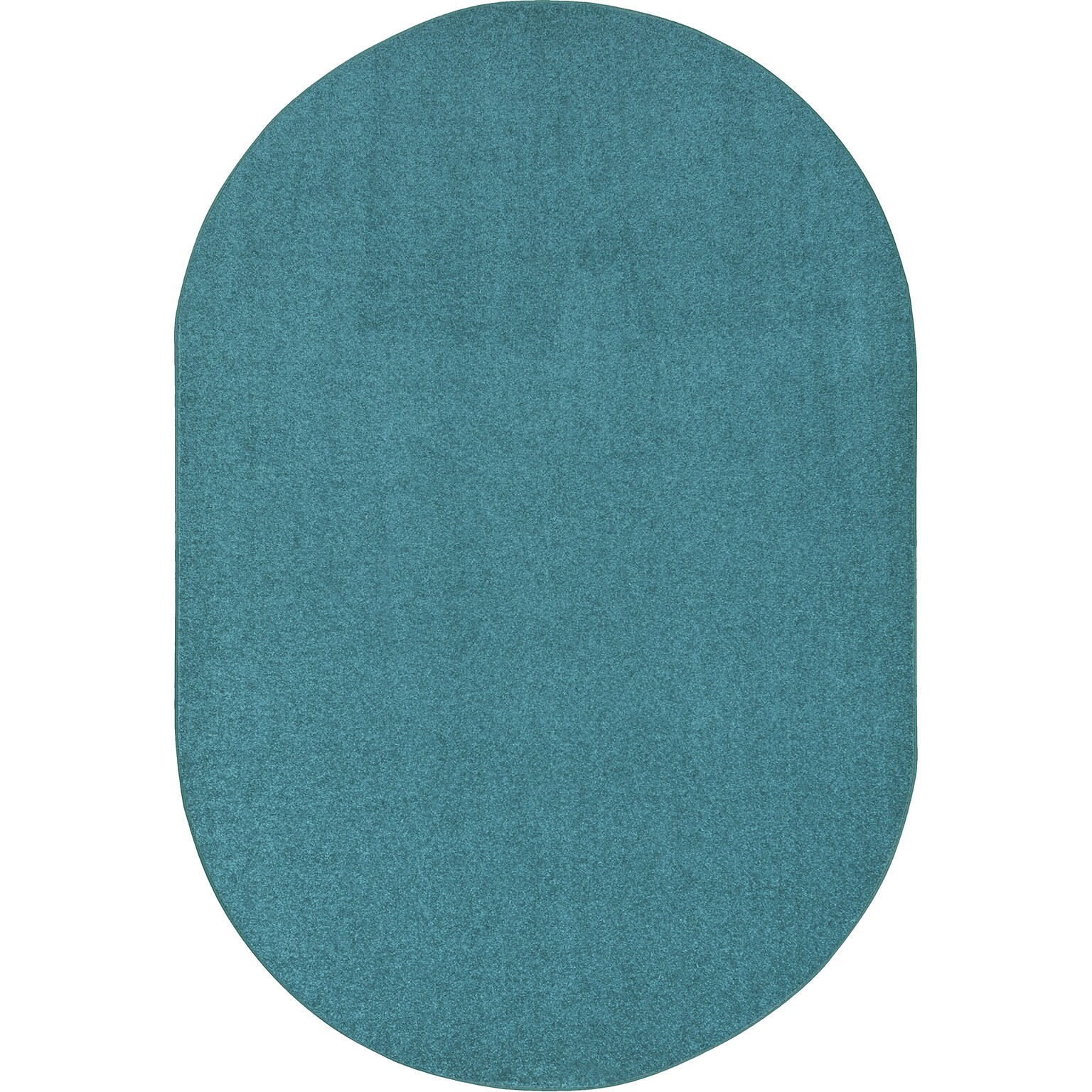 Joy Carpets Endurance Polyester 12 x 76 Oval Machine Tufted Rug, Mint (80SS-05)