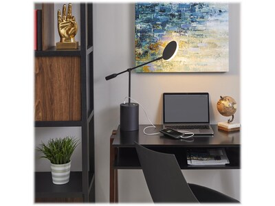 Adesso Grover LED Desk Lamp, 27", Matte Black (2150-01)