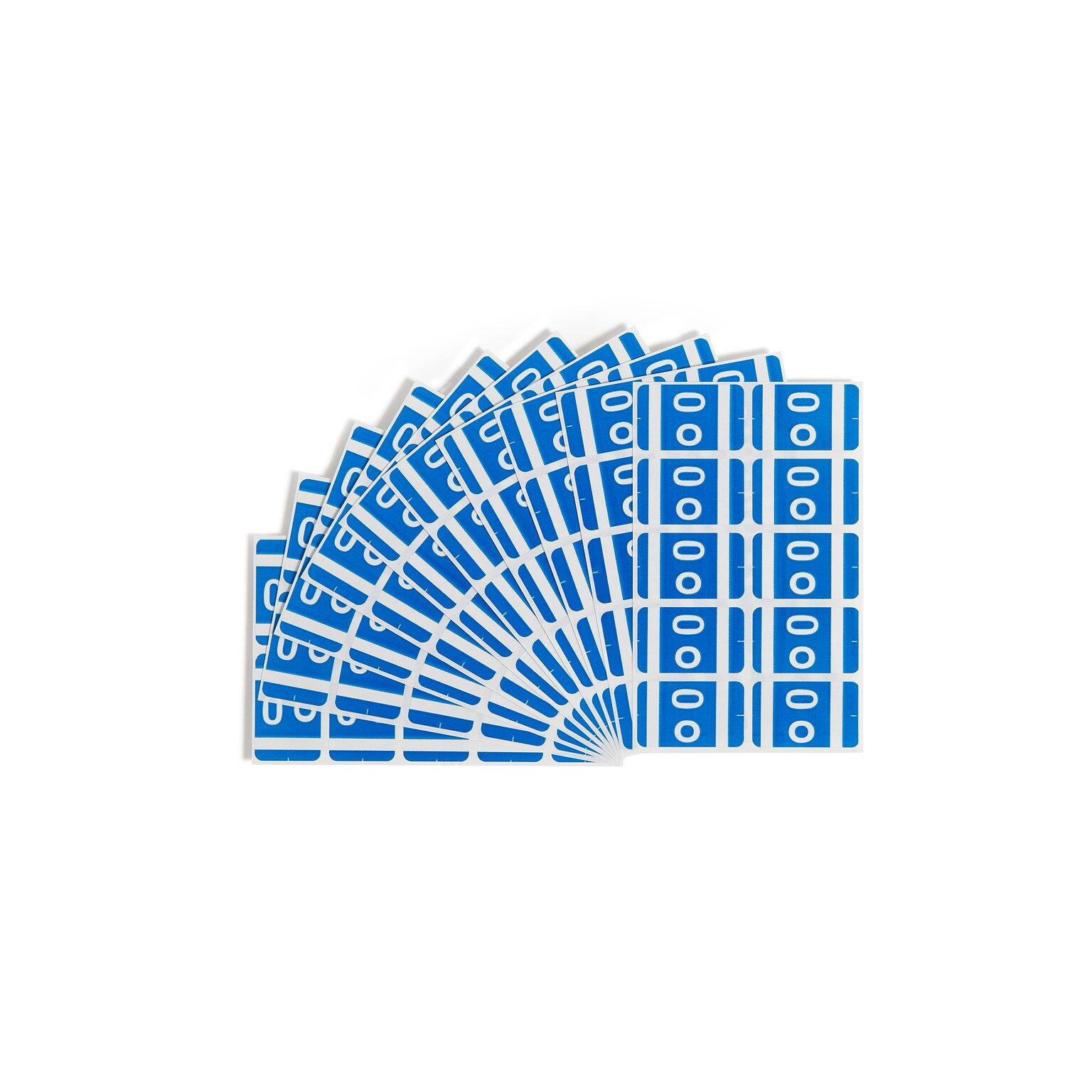 Smead AlphaZ ACCS Color-Coded Alphabetic Labels, O, Dark Blue, 100/Pack (67185)