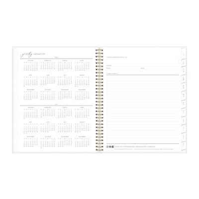 2026 Blue Sky Life Note It Leah 8.5" x 11"  Weekly & Monthly Planner, Plastic Cover, Multicolored (139479-26)