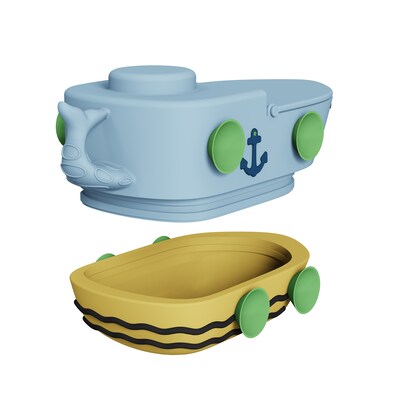 Griddly Kids BobBee Water Toy, Blue and Yellow (GRG4000626)