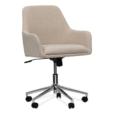 Alera® Fixed Arm Fabric Task Chair, Cream (ALEWS4251)