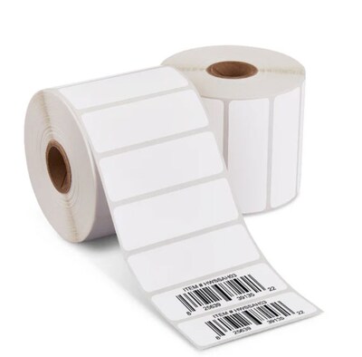 HP Direct Thermal Labels, 3 x 1, White, 2750 Labels/Pack (HPKER3X1PK2)