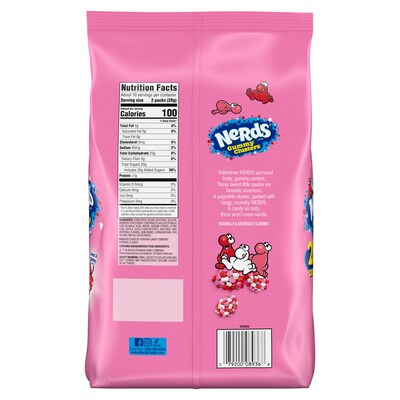 Nerds Valentines Exchange Gummy Clusters, 10 oz., 20 Pouches/Bag (FER08936)