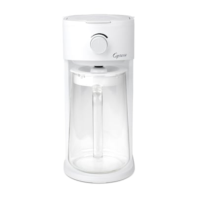 Capresso Ice Tea Select 10-Cup Glass Pitcher, White (623.02)