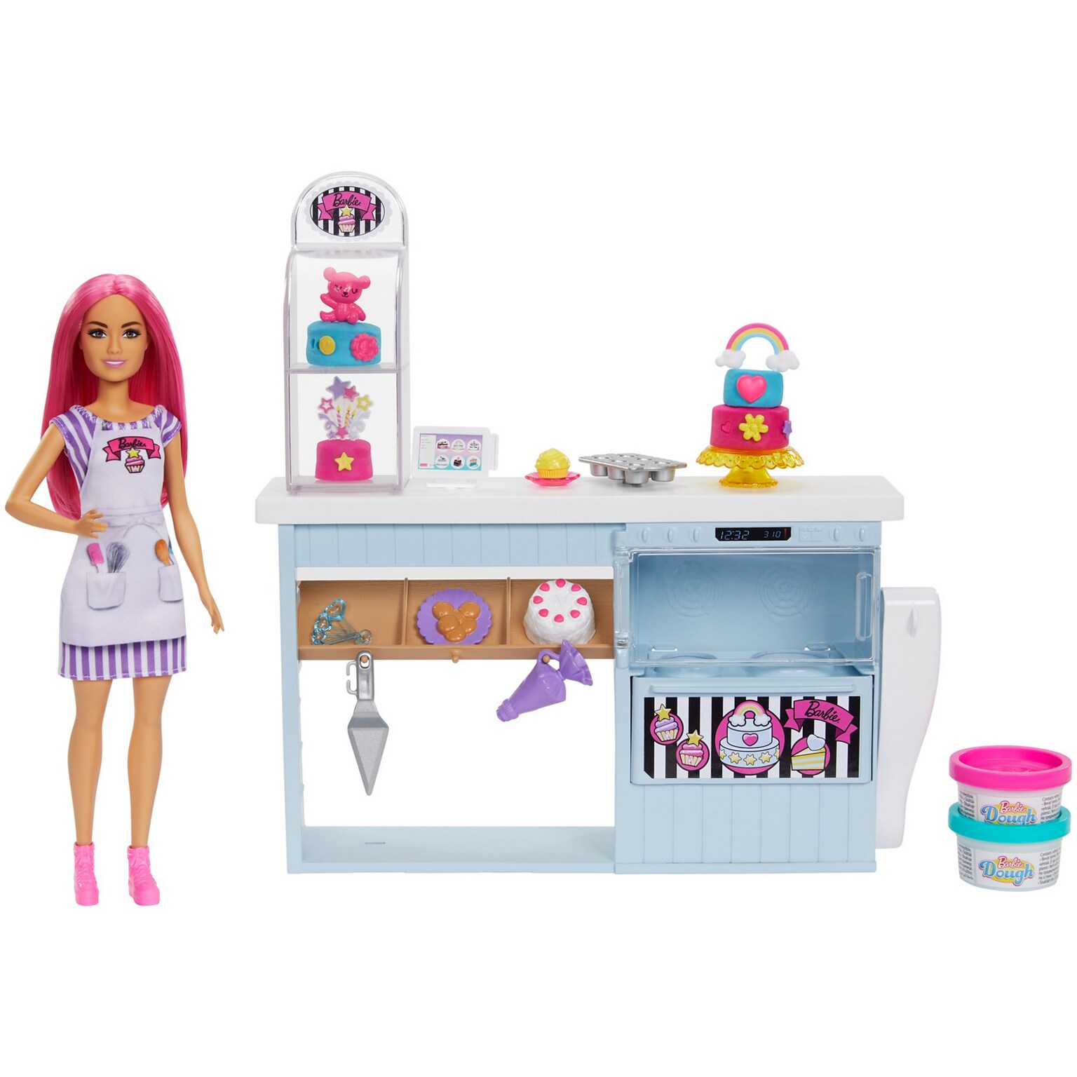 Mattel Barbie Doll Bakery Playset, 3/Pack (HGB73)