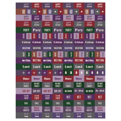 2025-2026 TF Publishing Garden of Green 9" x 11" Academic Year Weekly & Monthly Planner, Paperboard Cover, Green (AY26-9708)