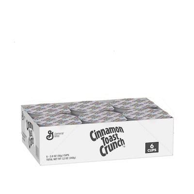 Cinnamon Toast Crunch Cinnamon Sugar Cereal, 2 oz., 6/Box (13897)