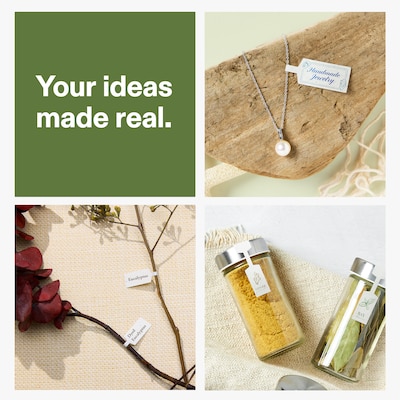 Avery Hemp Barbell Laser/Inkjet Multipurpose Labels, 1/2" x 2-1/2", Off-White (360/Pack)