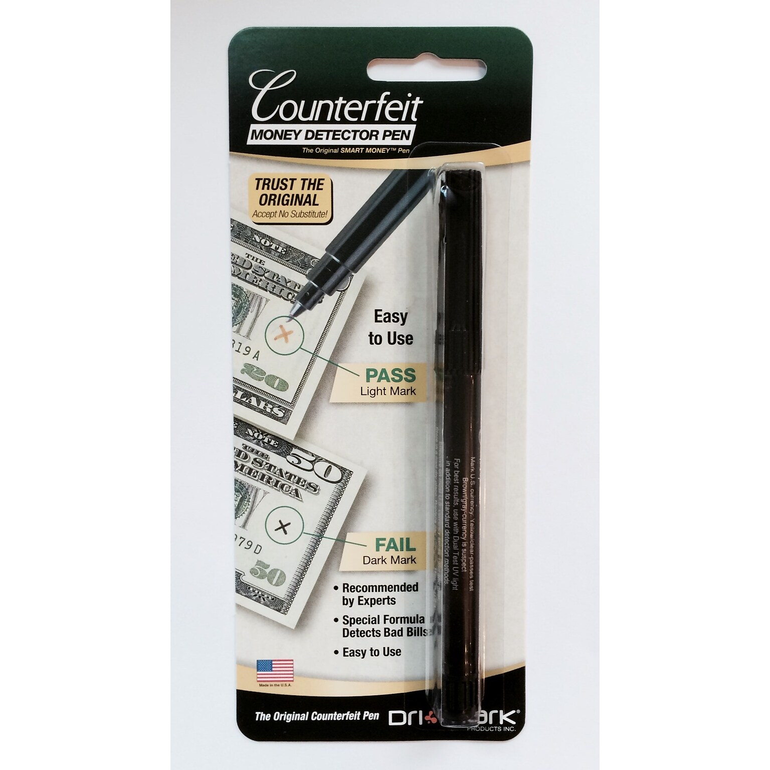 Dri Mark Counterfeit Bill Detector Marker Pen (351B)