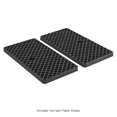 Global Industrial IBC Spill Containment Pallet w/ Drain, 365 Gallon (670785)