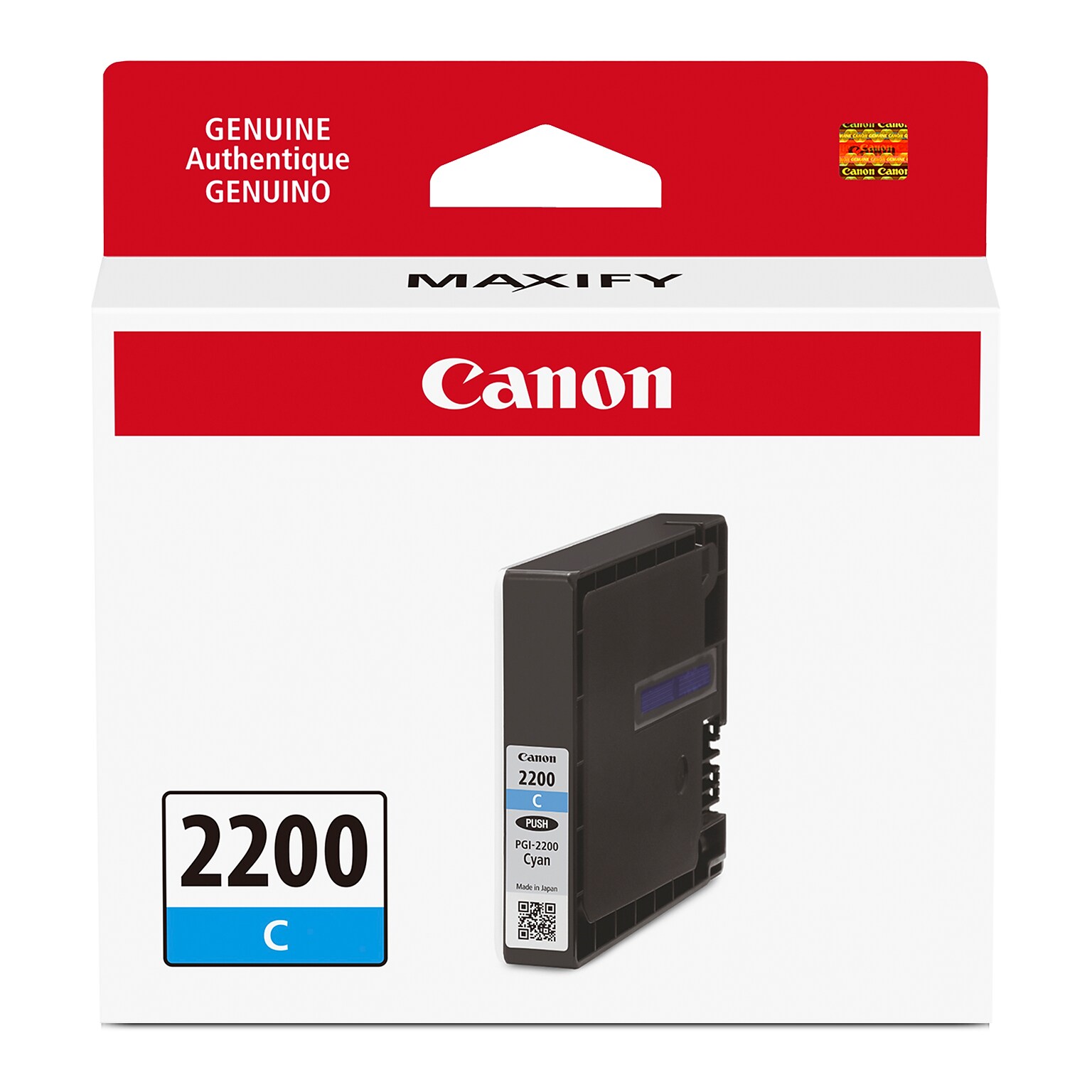 Canon PGI-2200 Cyan Standard Yield Ink Cartridge (9304B001)