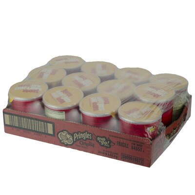 Pringles Grab & Go Original Crisps, 1.3 oz., 12/Box (KEE84557)