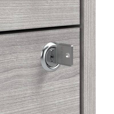 Bush Business Furniture Hustle 2-Drawer Lateral File Cabinet, Letter/Legal Size, Lockable, Platinum Gray (HUF130PGSU)
