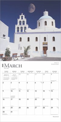 2025 BrownTrout Moonstruck 12" x 24" Monthly Square Wall Calendar (9781975477455)