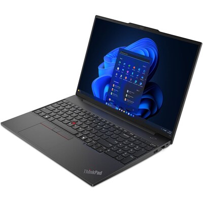 Lenovo ThinkPad E16 Gen 2 16" Laptop, AMD Ryzen 7 7735U, 2.7GHz, 16GB RAM, 512GB SSD, Backlit Keyboard, Windows 11 Pro, Black