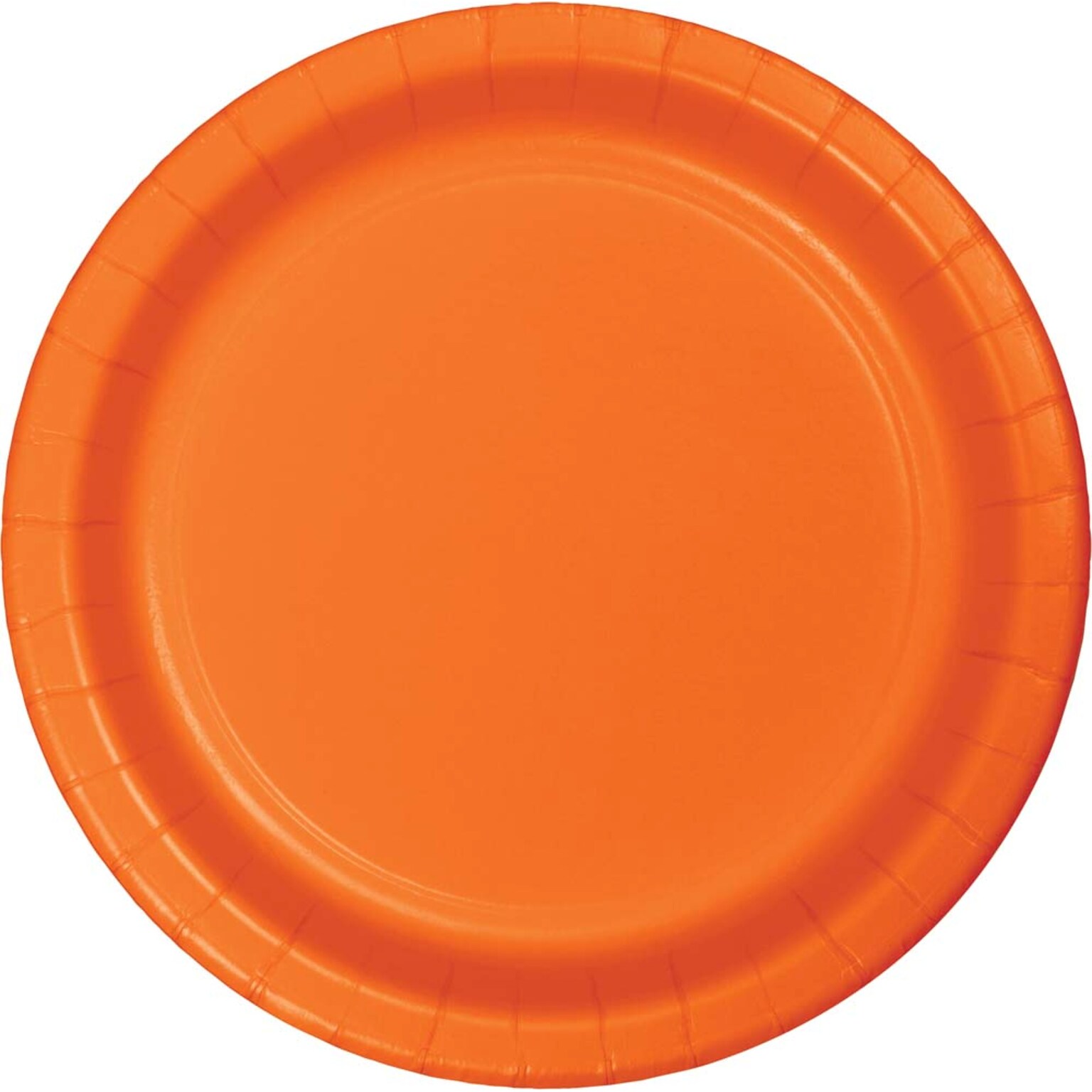 Creative Converting Touch of Color Banquet Plates, Sunkissed Orange, 240/Carton (50191B)