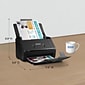 Epson WorkForce ES-500W II Wireless Duplex Document Scanner, Black (B11B263201)