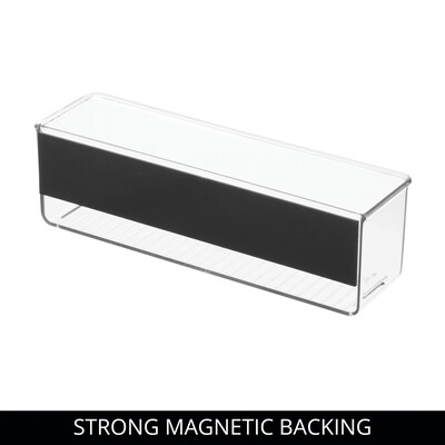 iDesign Magnetic Organizer Bins for Laundry Room - Holds Stain Removers, Dryer Sheets, and Detergent Pods