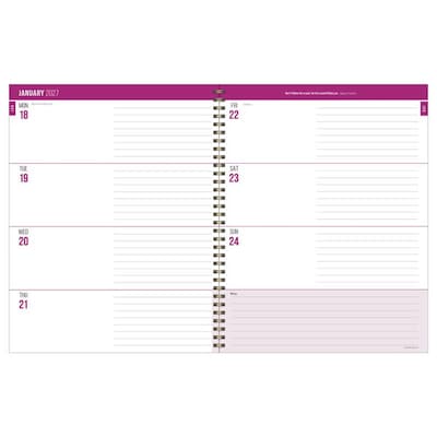 2027 TF Publishing Windows and Doors 9" x 11"  Weekly & Monthly Standard Planner, Paperboard Cover, Multicolored (27-9710)