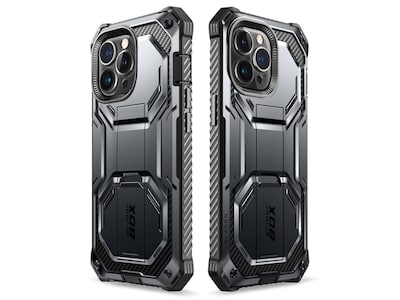 i-Blason Armorbox Black Rugged Case for iPhone 14 Pro (iPhone2022Pro-6.1-Armorbox-SP-Black)