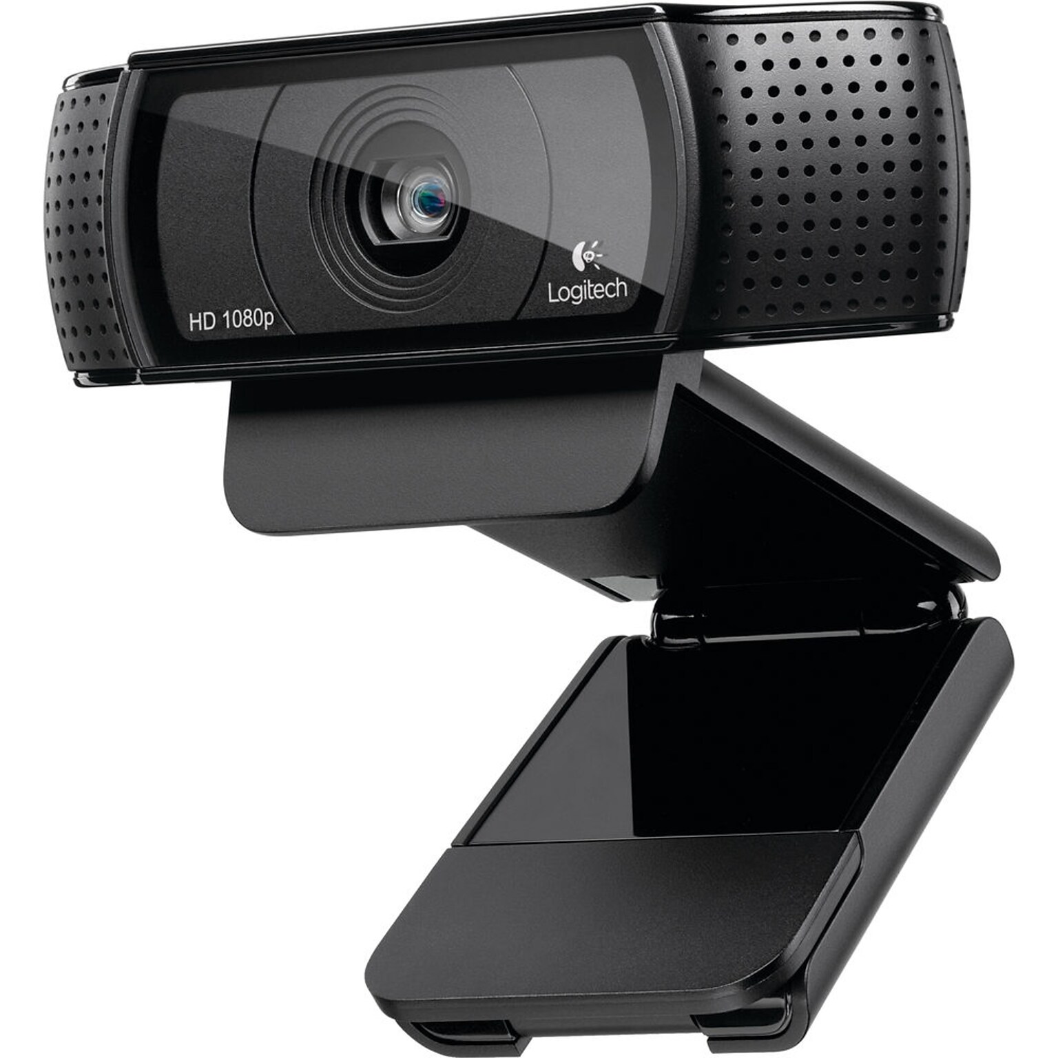 Logitech C920 HD Pro 1080p Webcam, Tripod Mount, Black (960-000764)